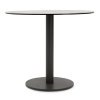 Masa 80 x 75 cm picior metal blat piatra naturală, masa Horeca, masa evenimente, Homedit