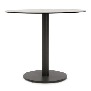 Masa 80 x 75 cm picior metal blat piatra naturală, masa Horeca, masa evenimente, Homedit
