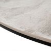Masa 80 x 75 cm picior metal blat piatra naturală, masa Horeca, masa evenimente, Homedit