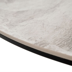 Masa 80 x 75 cm picior metal blat piatra naturală, masa Horeca, masa evenimente, Homedit