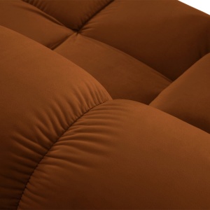 Canapea modulară Bellis din catifea antipată – design sculptural și confort premium