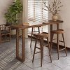 Masa tip bar Bellows din lemn masiv – 180 x 40 x 105 cm | Homedit