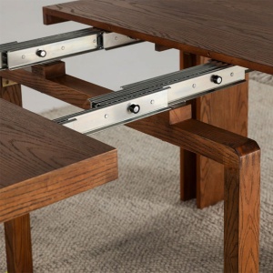 Masa extensibila 45 cm la 300 cm Even, din lemn masiv, Homedit