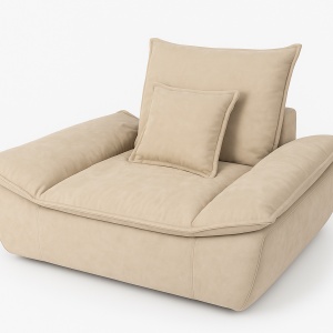 Canapea catifea impermeabila Camelback, Homedit