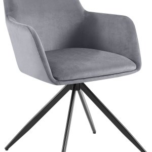 Scaun rotativ Huis, tapiterie catifea, Homedit