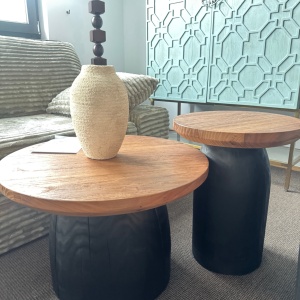 Set Mese Raw din Stejar Roșu Masiv – Design Natural și Versatil | Homedit