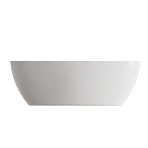 Cada baie Wavy, acril, 170 x 80 x 58 cm, alb, Homedit
