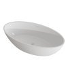 Cada baie Wavy, acril, 170 x 80 x 58 cm, alb, Homedit