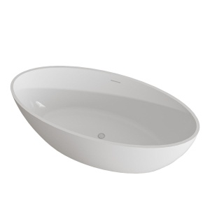 Cada baie Wavy, acril, 170 x 80 x 58 cm, alb, Homedit