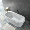 Cada baie Selly, acril, 170 x 80 x 58 cm, alb, Homedit