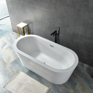 Cada baie Selly, acril, 170 x 80 x 58 cm, alb, Homedit