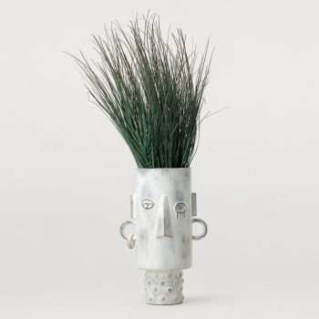Vază ceramică Tall Gunna – albă, sculpturală, 36 x 23 cm | Homedit