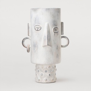 Vază ceramică Tall Gunna – albă, sculpturală, 36 x 23 cm | Homedit