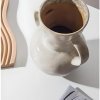 vaza ceramica blunt, 25 x 19,5 x 11 cm, bej, homedit