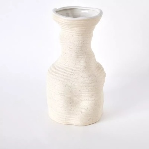 vaza ceramica zova, 29 x 15,5 cm, bej, homedit