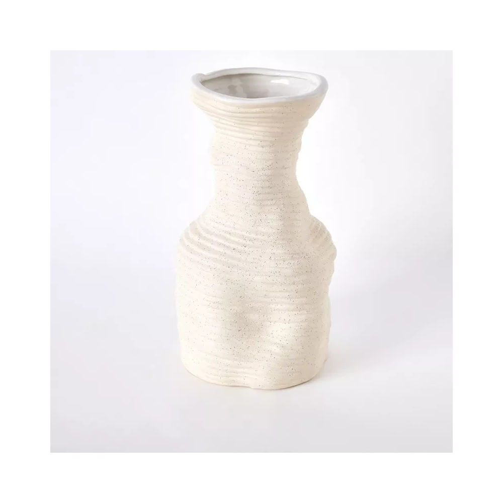 vaza ceramica zova, 29 x 15,5 cm, bej, homedit