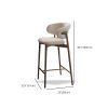 Scaun de bar Tall Summit Elegance – lemn de frasin și tapițerie textilă | Homedit