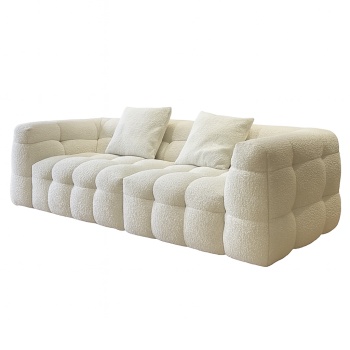 Canapea din catifea sau bouclee Rivo, Homedit