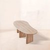 Masa cafea premium Carlo, piatra naturala, 128 x 58 x 40 cm, Homedit