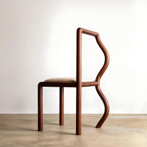 Scaun Premium Echo Wood Chair, 44 x 48 x 87 cm, Homedit