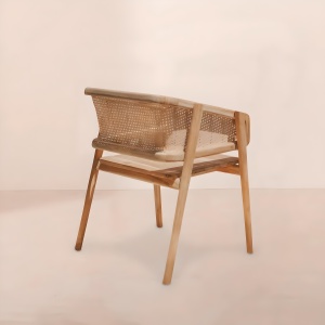 Scaun Premium Yllera Rattan, 59 x 54 x 76 cm, Homedit