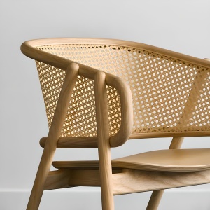 Scaun Premium Yllera Rattan, 59 x 54 x 76 cm, Homedit