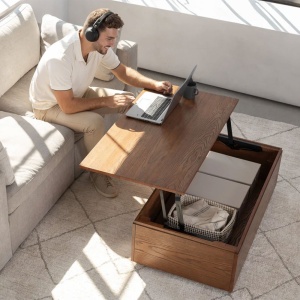 Masa extensibila 45 cm la 300 cm Even, din lemn masiv, Homedit