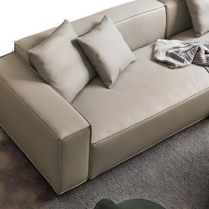 Canapea din catifea sau piele Serenity, Homedit