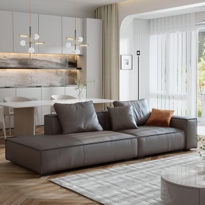 Canapea din catifea sau piele Serenity, Homedit