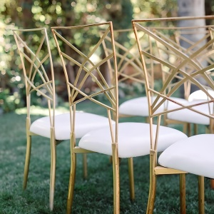 Scaun Pure Gold – design elegant cu cadru auriu & tapițerie textilă pentru evenimente de lux, Homedit
