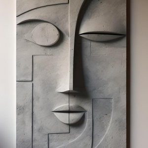 Tablou mineral Terra 160x80 cm – Panou decorativ 3D cu textură de piatră și lemn natural