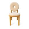 Scaun lemn masiv donut boucle, 88 cm x 43 cm, Homedit