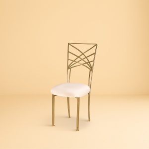 Scaun Pure Gold – design elegant cu cadru auriu & tapițerie textilă pentru evenimente de lux, Homedit