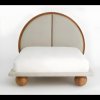 Pat Premium Ronda 160 / 180 × 225 cm × 160 cm – Design rotund din lemn masiv tapițat, | Homedit
