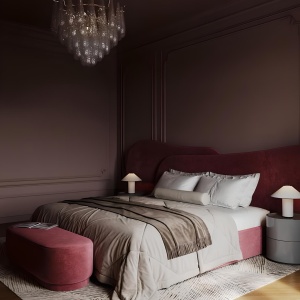 Pat Arco tapițat cu catifea – Design Art Nouveau | Homedit