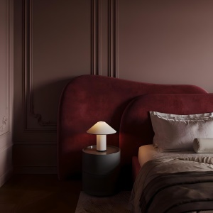 Pat Arco tapițat cu catifea – Design Art Nouveau | Homedit