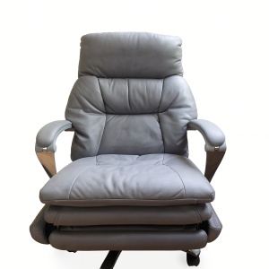 Scaun de birou Nirvana rabatabil cu suport picioare – piele microfibră premium | Homedit