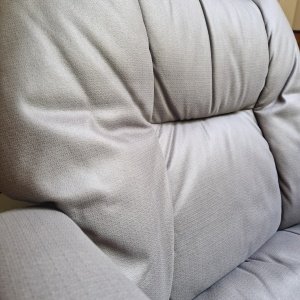 Scaun de birou Nirvana rabatabil cu suport picioare – piele microfibră premium | Homedit