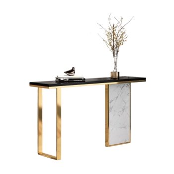 Masa living premium Pretto, marmura, 140 x 40 x 85 cm, Homedit