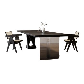 Masa dining premium din lemn masiv Revers, Homedit