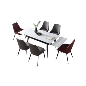Masa Dining Extensibila 120 - 180 cm Ageless Stone, Premium, Homedit