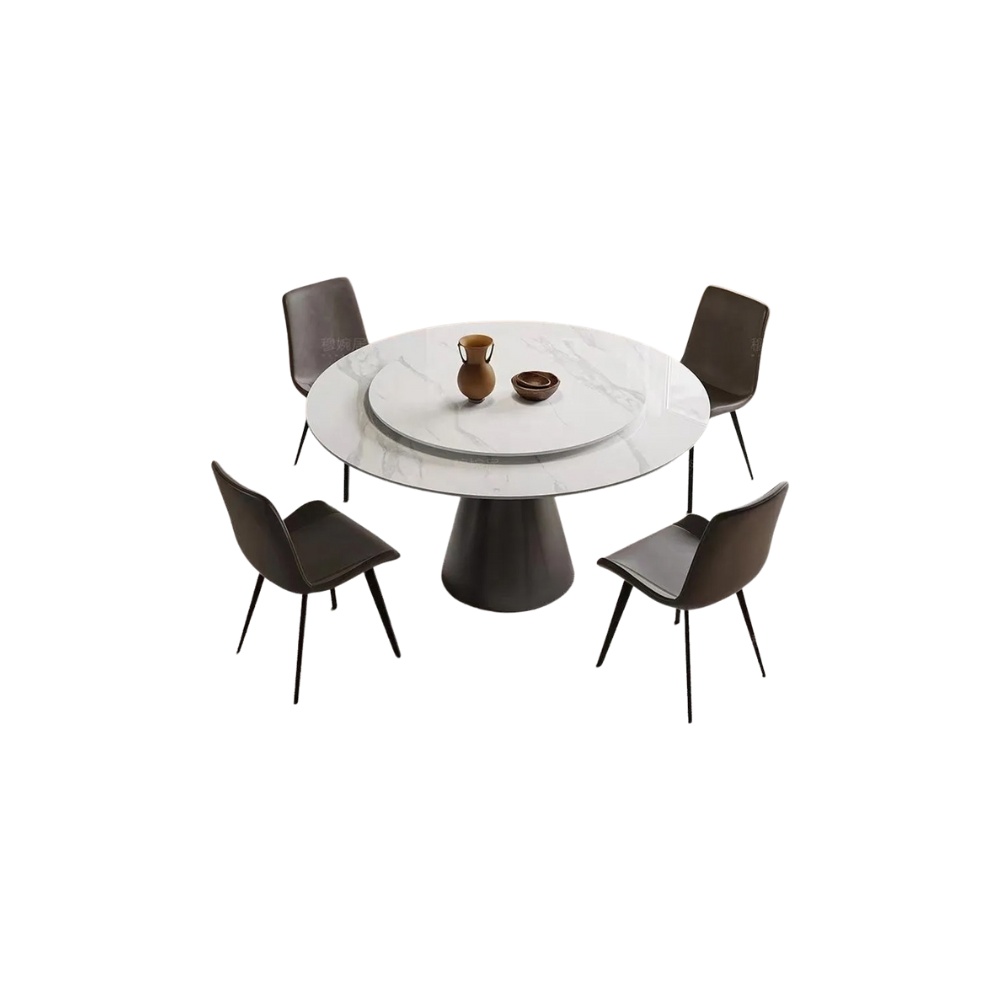 Masa Dining Rotunda Elegance Noir, Premium, Homedit