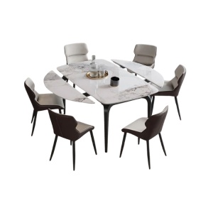 Masa Dining Extensibila Chanel Stone, Premium, Homedit