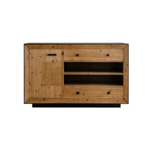 Consola mobilier lemn masiv premium Wabi, 150 cm x 98 cm x 40 cm, Homedit