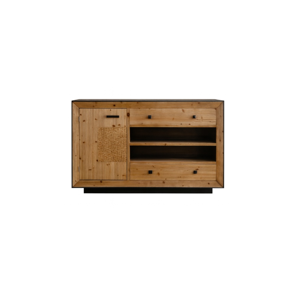 Consola mobilier lemn masiv premium Wabi, 150 cm x 98 cm x 40 cm, Homedit