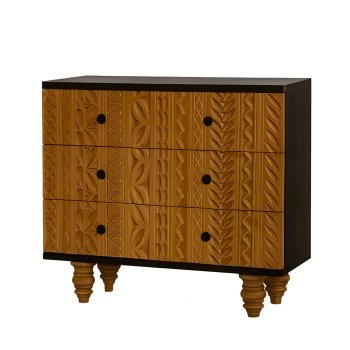 Consola mobilier lemn masiv de pin, comoda Bungalow Drawer