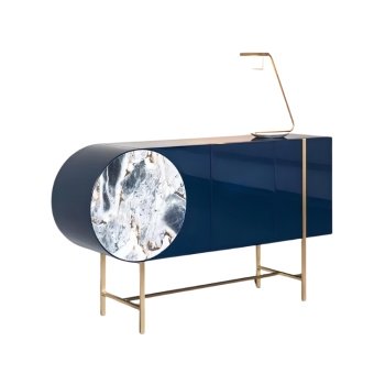 Consola mobilier 150 cm x 85 cm Selene Blue, comoda Homedit