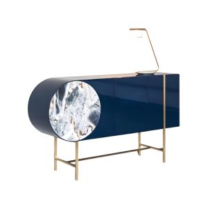Consola mobilier 150 cm x 85 cm Selene Blue, comoda Homedit