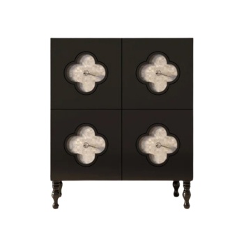 Consola Mobilier Premium Quatrefoil Petals, 90 x 40 x 110 cm Homedit