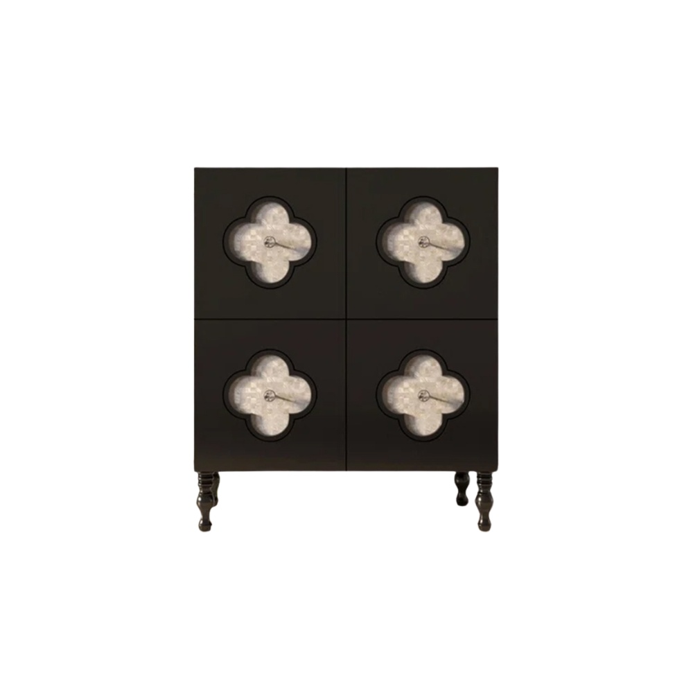 Consola Mobilier Premium Quatrefoil Petals, 90 x 40 x 110 cm Homedit